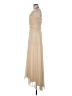 B. Smart 100% Polyester Tan Cocktail Dress Size 9 - 10 - photo 5