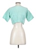 Unbranded Teal Short Sleeve Blouse Size S (estimated) - photo 2