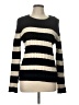 Charter Club Stripes Black Pullover Sweater Size L (petite) - photo 1