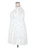 Rewind 100% Rayon White Casual Dress Size XXL - photo 5