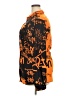Unbranded 100% Polyester Print Orange Long Sleeve Blouse Size 2XL - photo 5