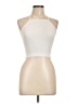 Assorted Brands Solid White Ivory Tank Top Size L - photo 1