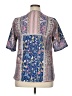 Natori 100% Polyester Blue Short Sleeve Blouse Size XL - photo 2