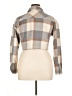C+D+M Collection 100% Polyester Plaid Gray Long Sleeve Blouse Size XL - photo 2