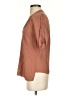 Cameo Brown Short Sleeve Blouse Size XS - photo 5