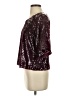 Assorted Brands 100% Polyester Burgundy 3/4 Sleeve Top Size S - photo 5