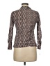 Assorted Brands Animal Print Brown Long Sleeve Blouse Size 6 - photo 2
