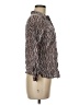 Assorted Brands Animal Print Brown Long Sleeve Blouse Size 6 - photo 4