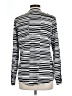 Calvin Klein Stripes Silver Long Sleeve Blouse Size L (estimated) - photo 2