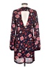 shameless 100% Polyester Floral Blue Casual Dress Size S - photo 2