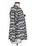 Calvin Klein Stripes Silver Long Sleeve Blouse Size L (estimated) - photo 4