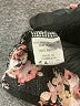 iris 100% Rayon Black Short Sleeve Blouse Size L - photo 8