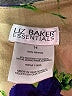 Liz Baker Essentials 100% Rayon Floral Green Short Sleeve Blouse Size 14 - photo 7