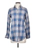 Rivet & Thread Plaid Blue Long Sleeve Button-Down Shirt Size S - photo 1