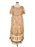 Kindred 100% Rayon Paisley Multi Color Tan Casual Dress Size 3X - photo 1