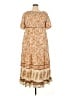 Kindred 100% Rayon Paisley Multi Color Tan Casual Dress Size 3X - photo 2
