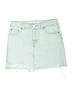 ASOS Blue Denim Shorts Size 0 - photo 1