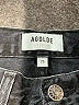 AGOLDE 100% Cotton Hearts Black Jeans Size 25 waist - photo 7