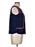 Miami 100% Rayon Blue Sleeveless Blouse Size M - photo 4