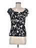 Chaps Black Short Sleeve T-Shirt Size M (petite) - photo 1