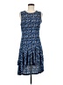 MICHAEL Michael Kors Paisley Blue Cocktail Dress Size M - photo 1