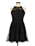 Alya Black Cocktail Dress Size M - photo 1