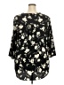 Maurices 100% Polyester Floral Black 3/4 Sleeve Blouse Size 20 (2) - photo 2