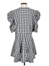 Boston Proper Checkered-gingham Black Short Sleeve Blouse Size S (estimated) - photo 2