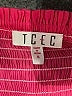 TCEC 100% Polyester Solid Pink Shorts Size S - photo 3