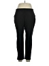 Rafaella Solid Black Active Pants Size XL - photo 1