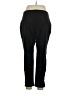 Rafaella Solid Black Active Pants Size XL - photo 2