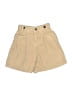 Zara Solid Tan Shorts Size 8 - photo 1