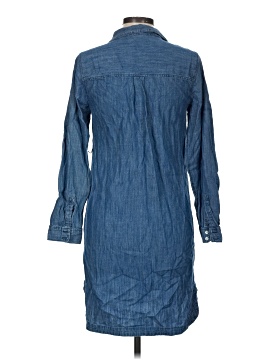 white christmas dresses Blue Vintage Wash Denim Smocked Maternity Dress – PinkBlush main image 0