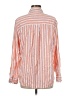 Universal Thread Stripes Orange Long Sleeve Button-Down Shirt Size M - photo 2