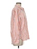 Universal Thread Stripes Orange Long Sleeve Button-Down Shirt Size M - photo 4