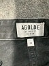 AGOLDE 100% Cotton Black Denim Skirt Size 24 waist - photo 4