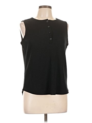 Famulily Sleeveless Button-Down Shirt (view 1)