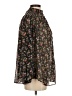 Wanted Floral Black Long Sleeve Blouse Size M - photo 4