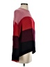 Sundry Color Block Burgundy Wool Pullover Sweater Size Sm (1) - photo 4