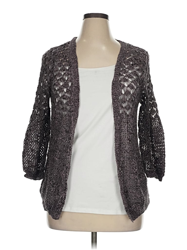 Pre-owned Maurices Kimono In Gray