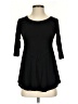 Popana Black 3/4 Sleeve Top Size S - photo 1