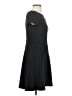 Ann Taylor LOFT Solid Black Casual Dress Size 0 - photo 4