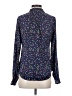 C. Wonder 100% Polyester Polka Dots Purple Long Sleeve Blouse Size XS - photo 2