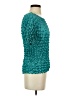 f.c Teal Short Sleeve Blouse Size S (estimated) - photo 4