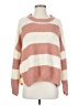 Easel 100% Acrylic Stripes Pink Pullover Sweater Size S - photo 1