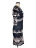 Shein Graphic Blue Casual Dress Size 6 - photo 4