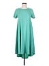 Lularoe Solid Teal Casual Dress Size XS - photo 1