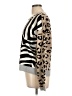 Peyton Jensen Animal Print Silver Pullover Sweater Size L - photo 5