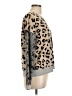 Peyton Jensen Animal Print Silver Pullover Sweater Size L - photo 4