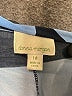 Donna Morgan Stripes Blue Casual Dress Size 14 - photo 6